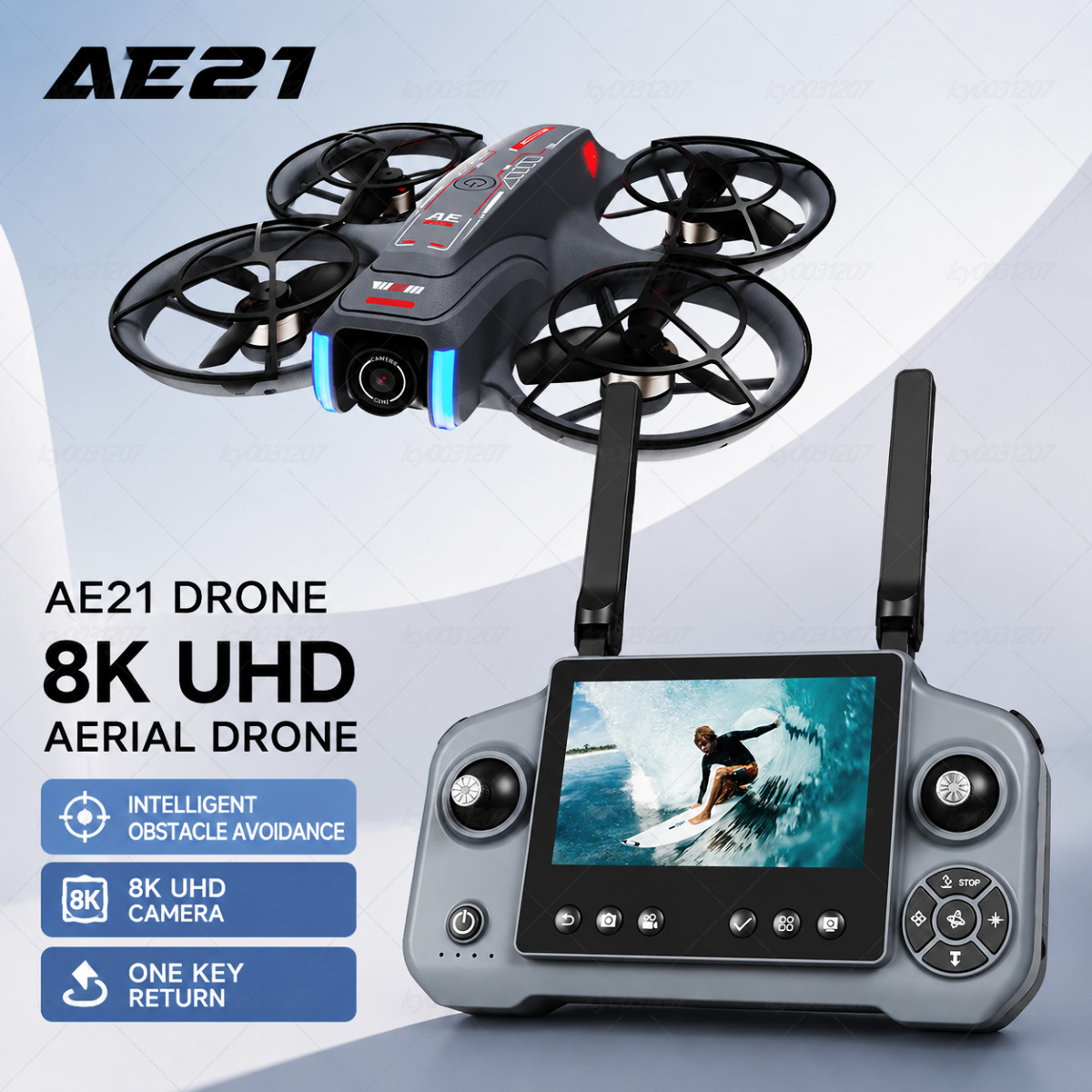 Drone Camera Night Vision - New AE21 Mini 8K FPV Drone