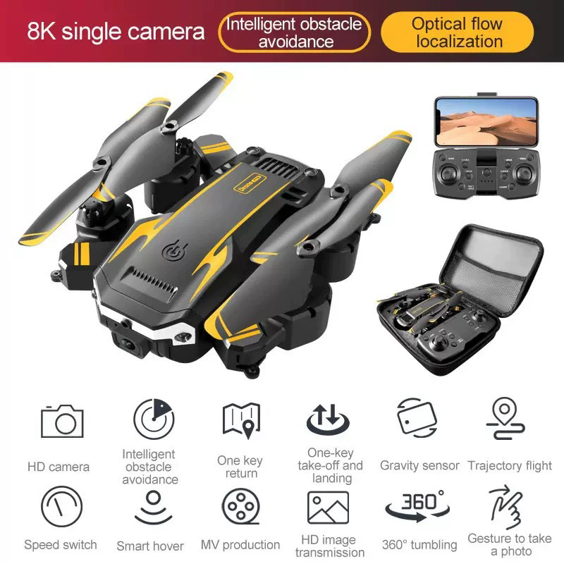 Drone Camera 4K - G6 Mini FPV Drone With HD