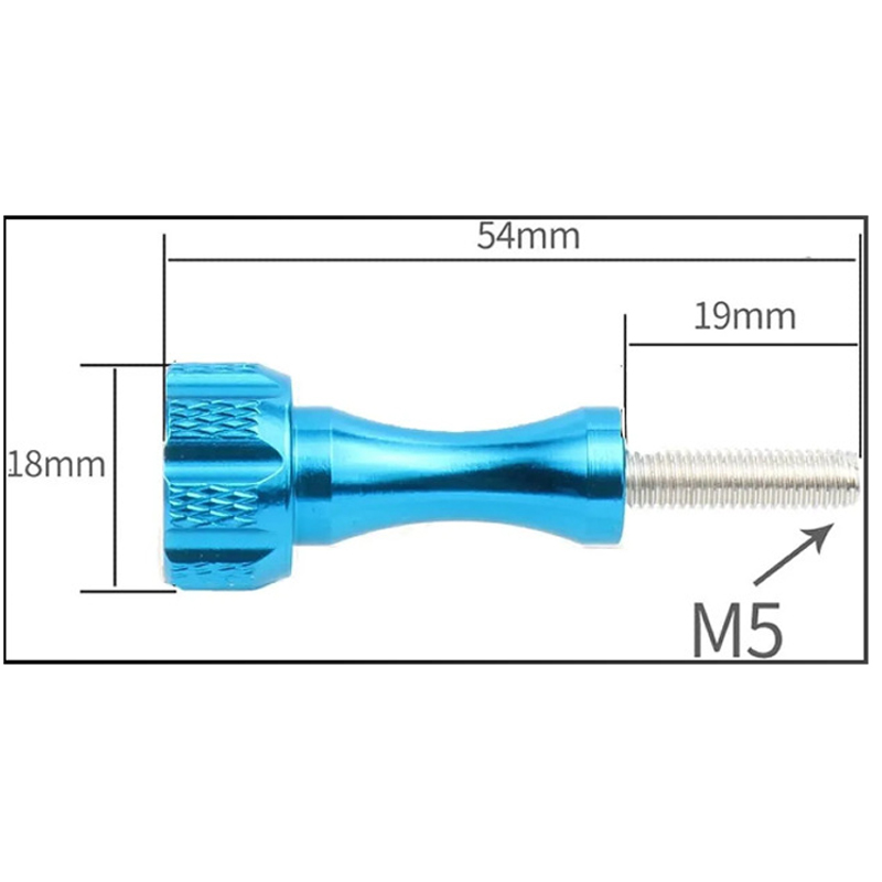 Aluminum Bolt Nut Thumb 1/4 Sc - Drone Camera Action ulasan dan harga