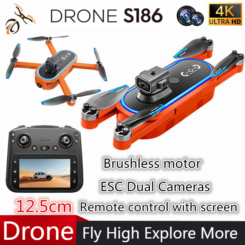 2025 S186 Drone Professional 4 - Drone Camera 4K ulasan dan harga