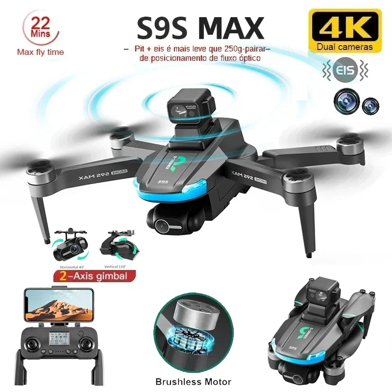 NEW S9S MAX MINI Drone 4K 2-Ax - Drone Camera 4K ulasan dan harga