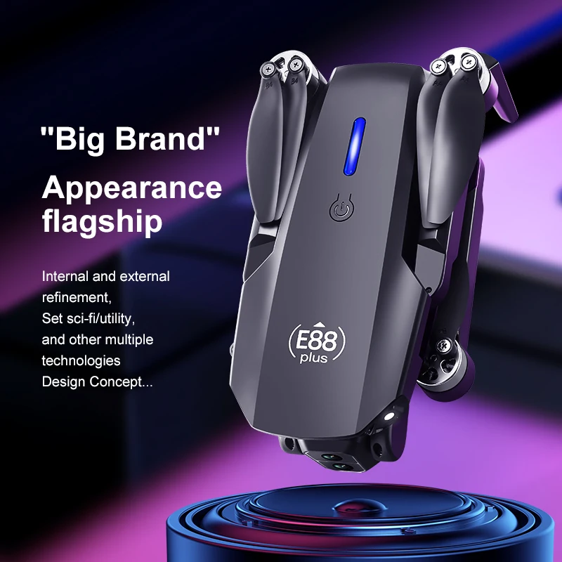 New E88 Plus Quadcopter Drone: - Drone Camera Hd ulasan dan harga