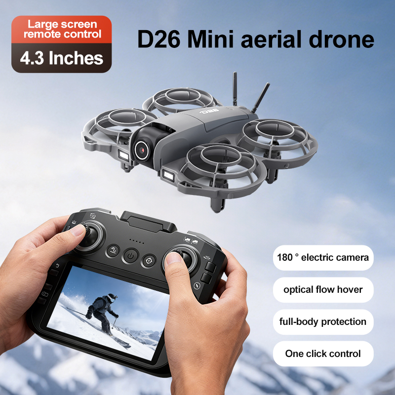 D26 Drone 4K Aerial HD 180° Ca - Drone Camera 4K ulasan dan harga