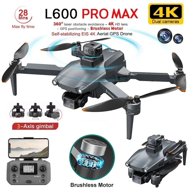 L600 PRO MAX GPS Drone Profess - Drone Camera 4K ulasan dan harga