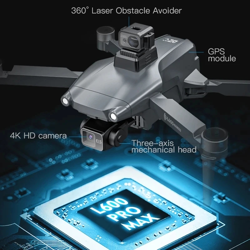 L600 PRO MAX GPS Drone Profess - Drone Camera 4K ulasan dan harga