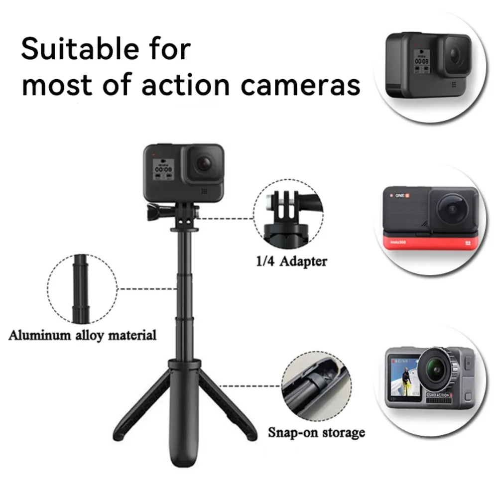 Mini Extendable Tripod Foldabl - Drone Camera Action ulasan dan harga