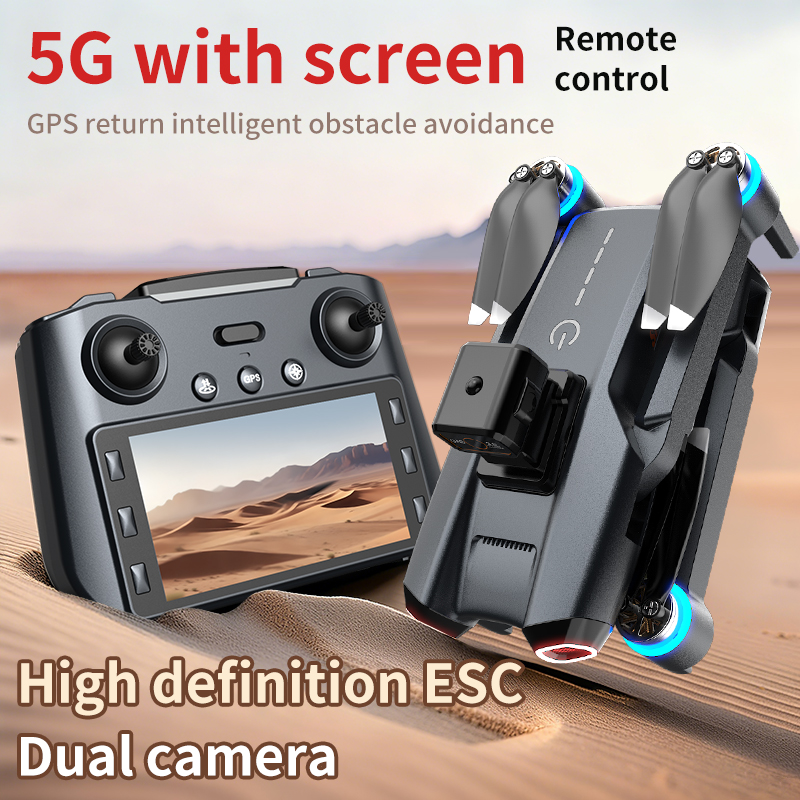 814 drone profissional 4K HD C - Drone Camera With Gimbal ulasan dan harga