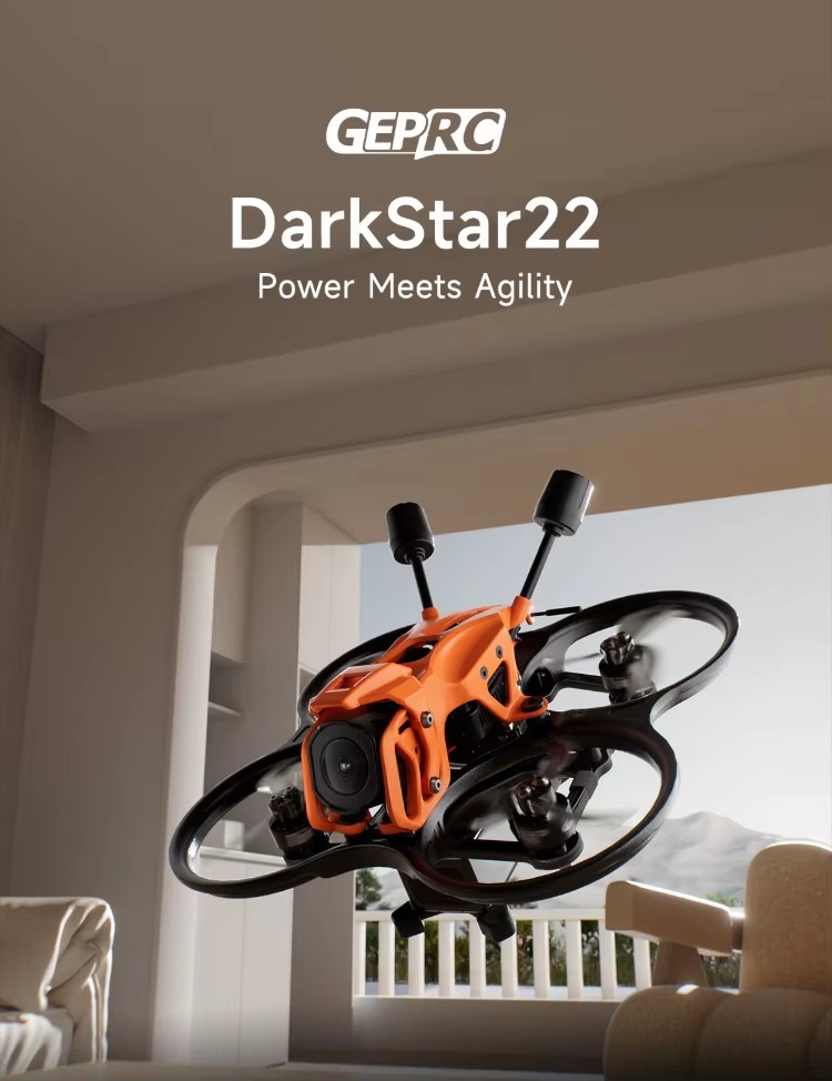 New GEPRC DarkStar22 O4 Pro HD - Drone Camera Mount ulasan dan harga