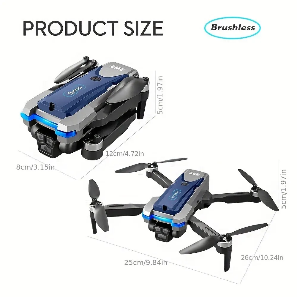 S8S GPS Drone 5G Wifi 8K HD Du - Drone Camera Mount ulasan dan harga