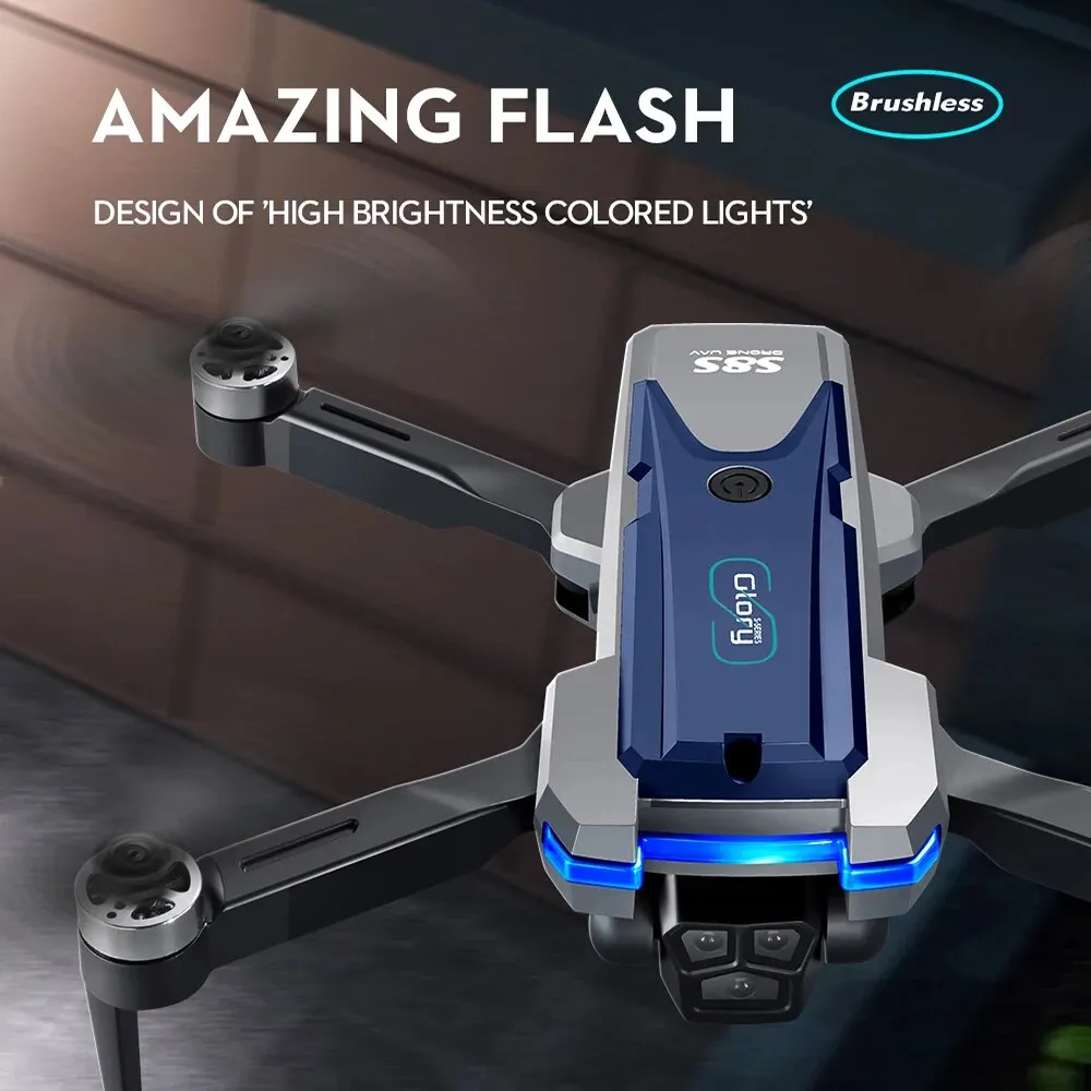 S8S GPS Drone 5G Wifi 8K HD Du - Drone Camera Mount ulasan dan harga